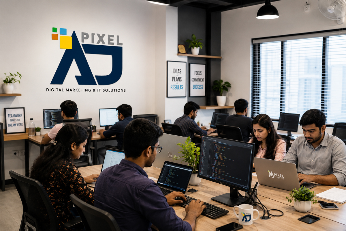 AJ Pixel Digital Marketing and IT Solutions Team